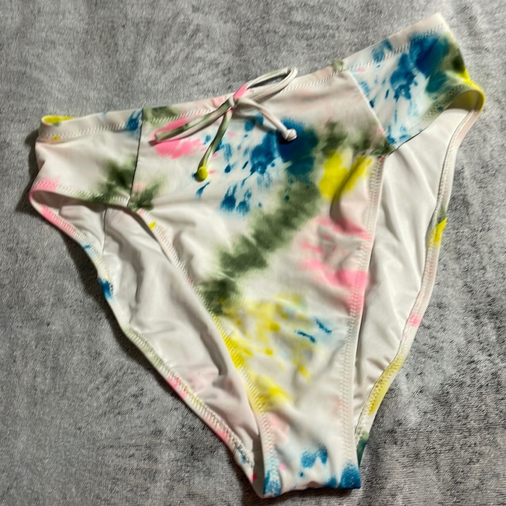 NWT tie dye Old Navy swim bottom L